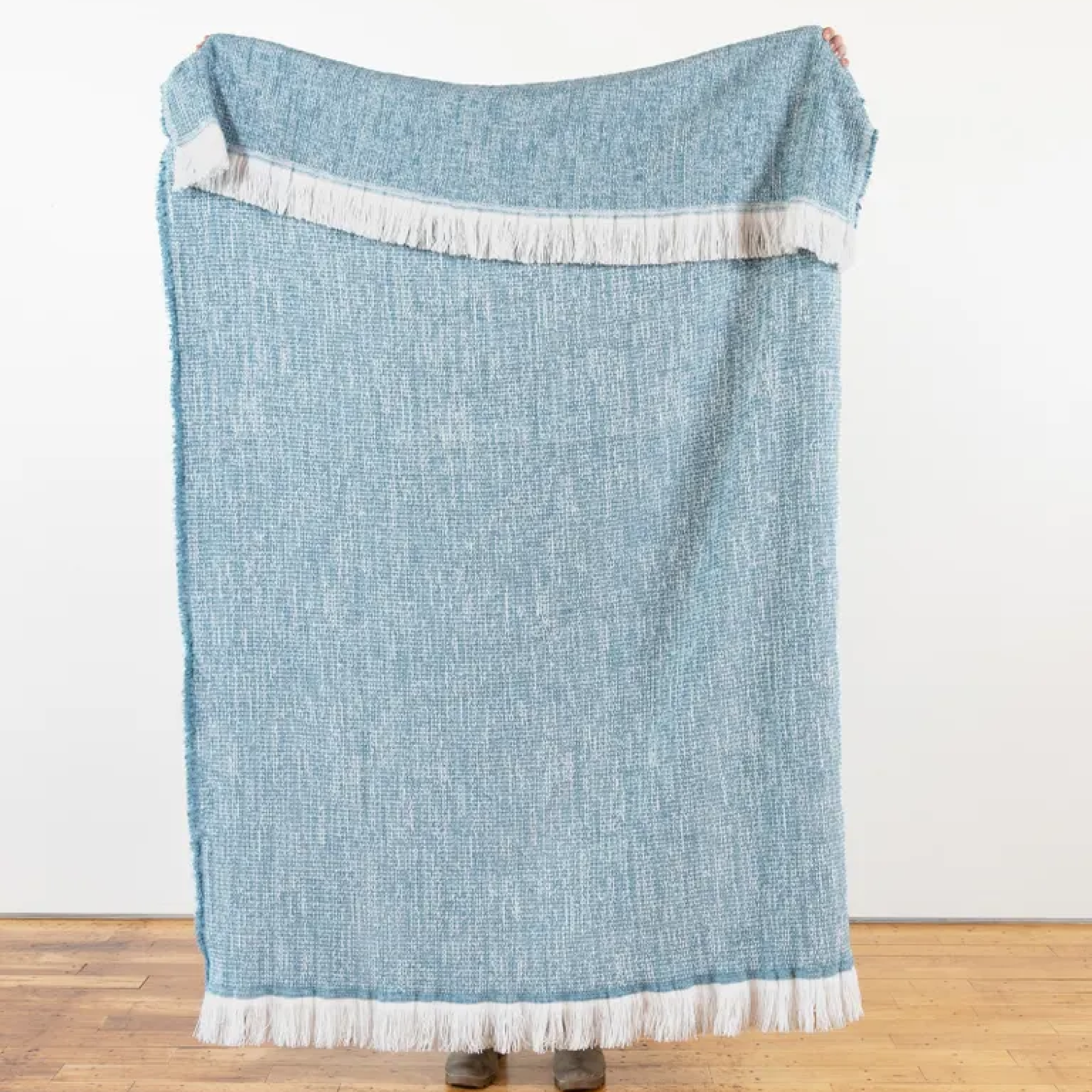 Crosshatch Indoor Outdoor Throw - Lake