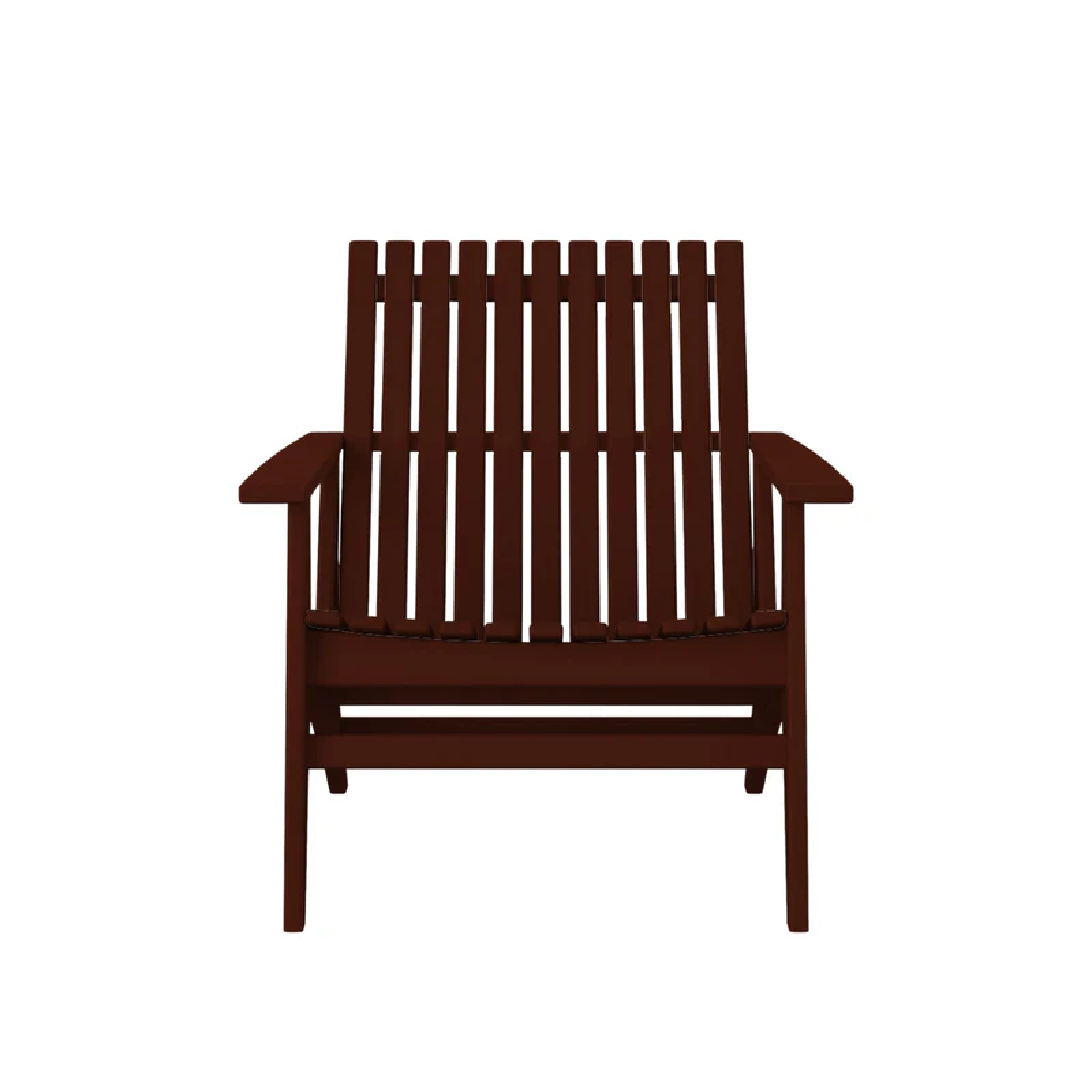 Blaine Chair, Antique Mahogany Slats and Frame