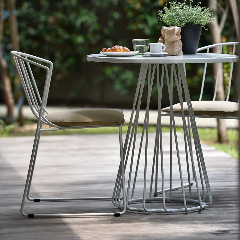 Intercoastal Dining Table - Agate Gray Frame