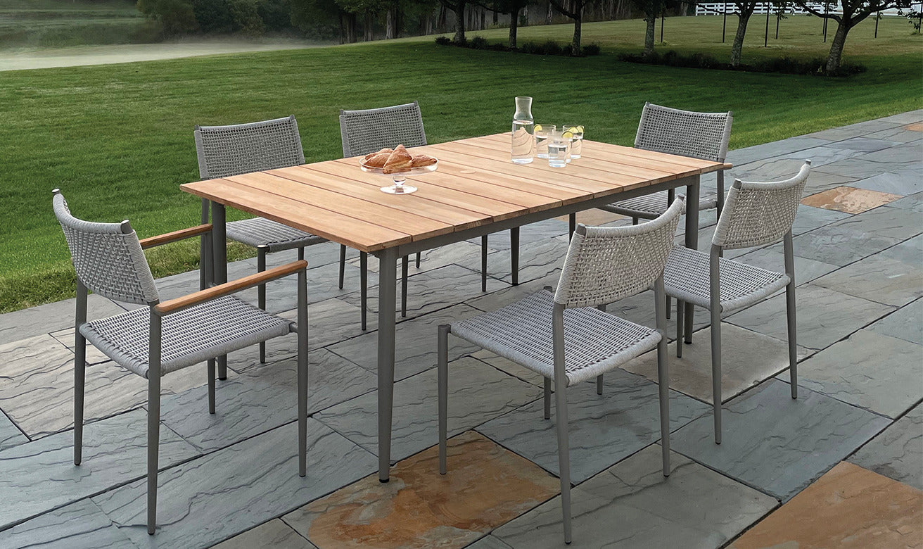 Kingsley Bate La Jolla Table and Chairs