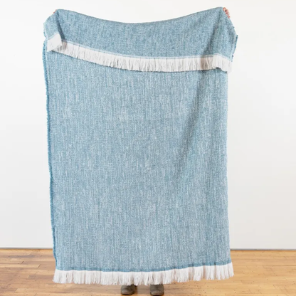 Crosshatch Indoor Outdoor Throw - Lake
