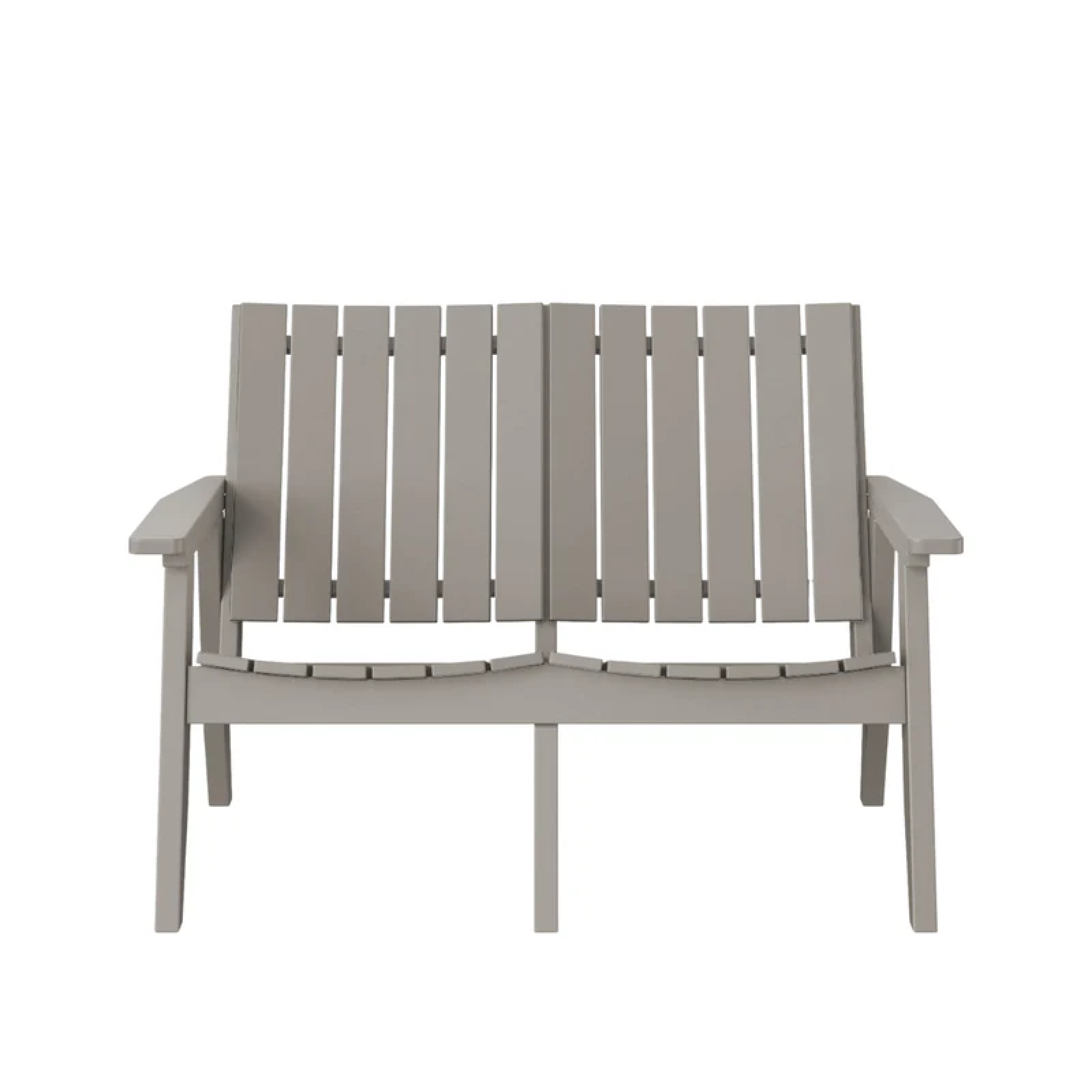 Summerfield Loveseat, Driftwood Gray Slats and Frame