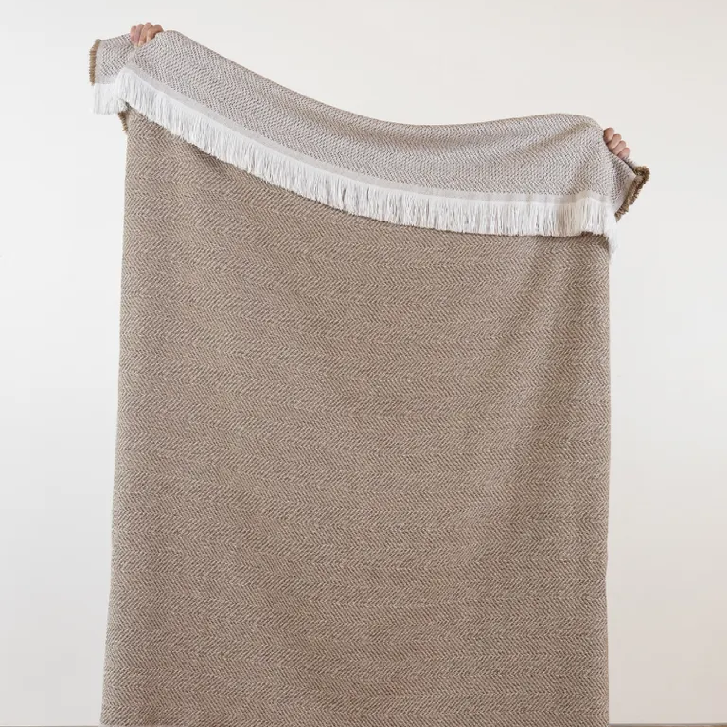 Herringbone Indoor Outdoor Throw - Spice