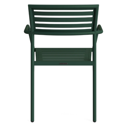 Lisbon Slat Stacking Arm Chair
