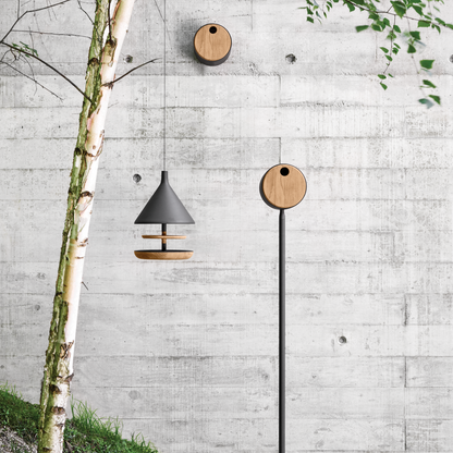 Bird Nesting Box with Pole Mount