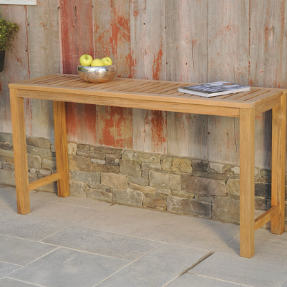 50in Classic Teak Console Table