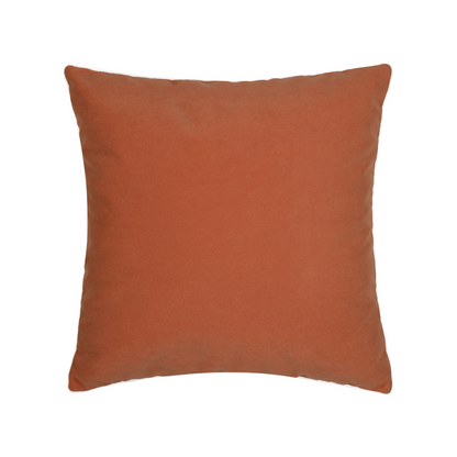Lush Velvet Papaya/Tiffany Pillow
