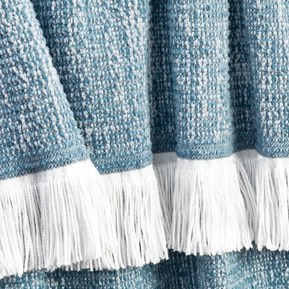 Crosshatch Indoor Outdoor Throw - Lake