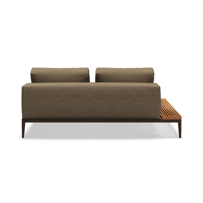 Grid End Table Unit Teak