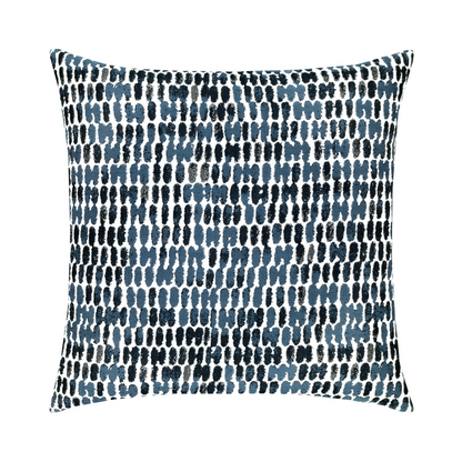 Thumbprint Indigo Pillow