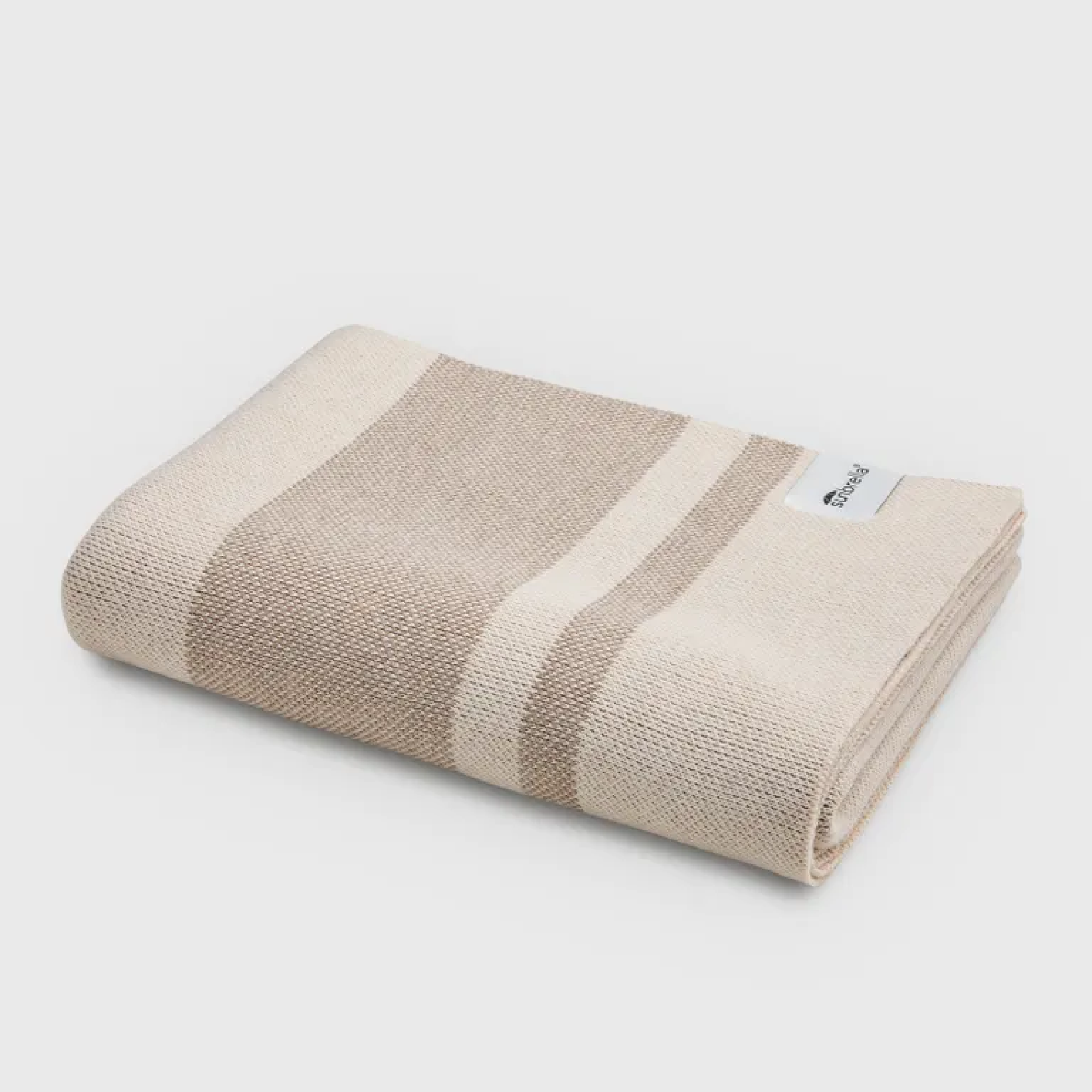 Signature Indoor Outdoor Throw - Veranda Stripe Alabaster