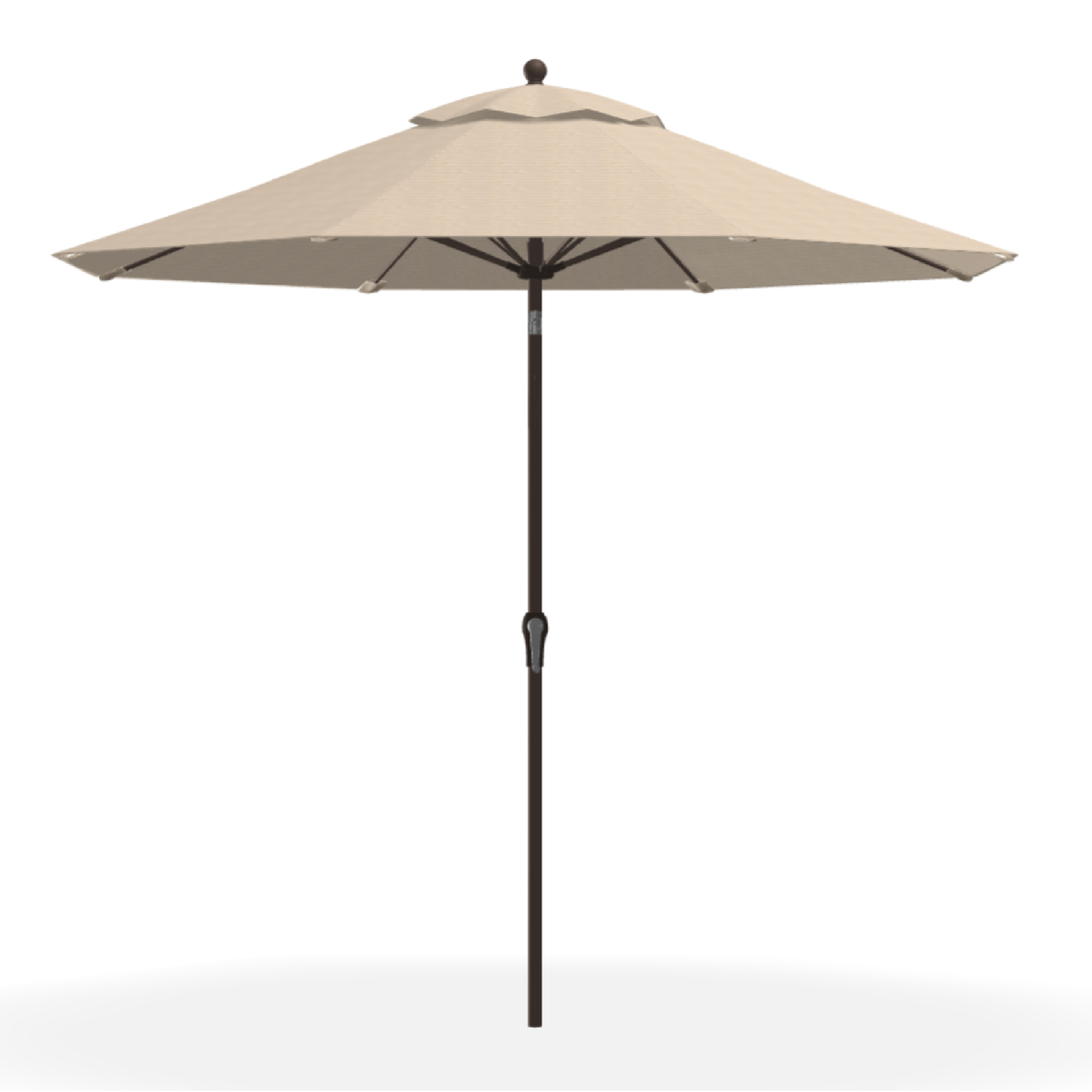 9 Foot Monterey Fiberglass Crank / Auto-Tilt with Linen Canopy