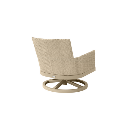 Siena Club Swivel Rocker with Barley/Flax Weave