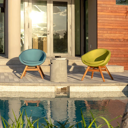 Santorini Armchair in Turquoise