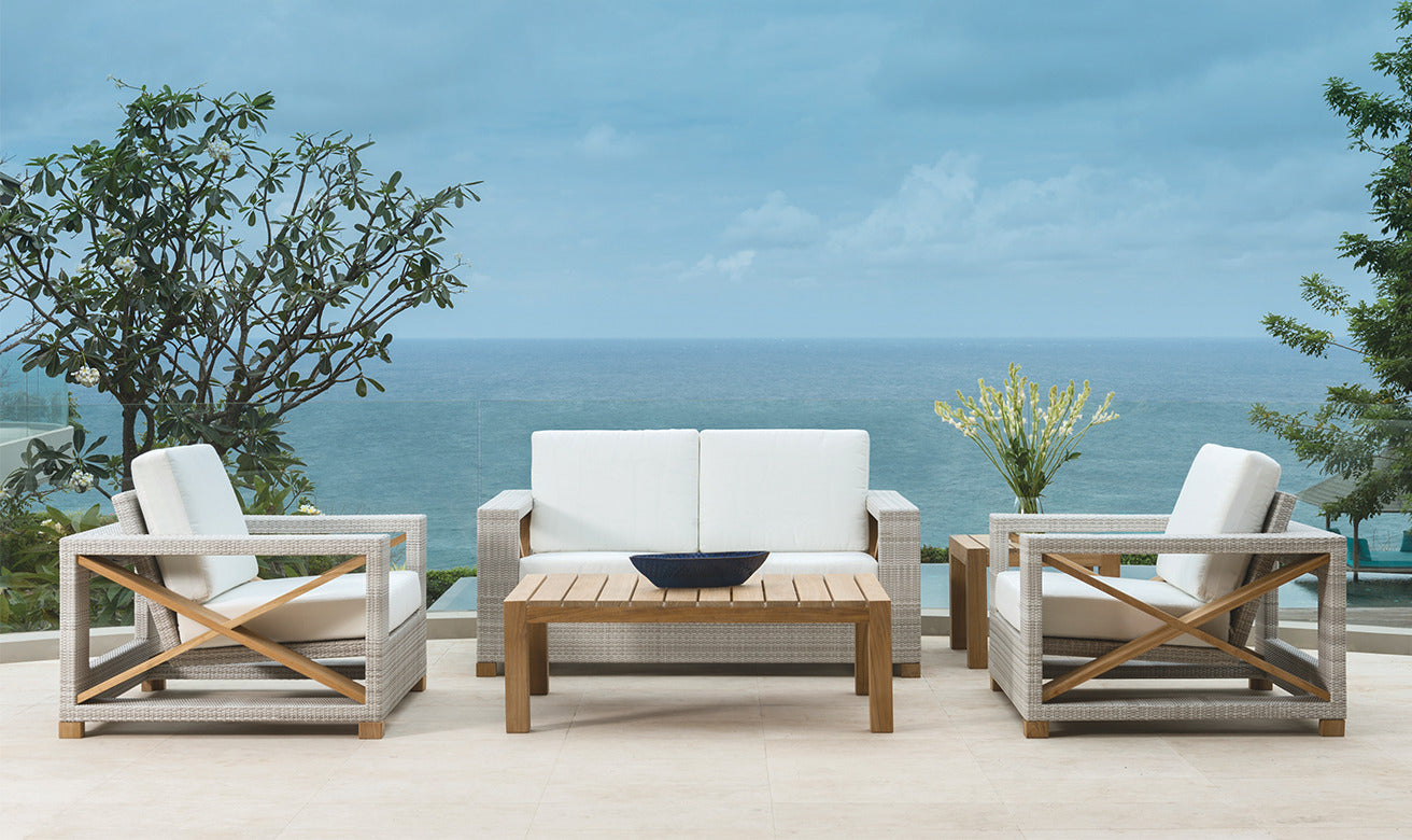 Kingsley Bate Jupiter Sofa, Table and Chairs