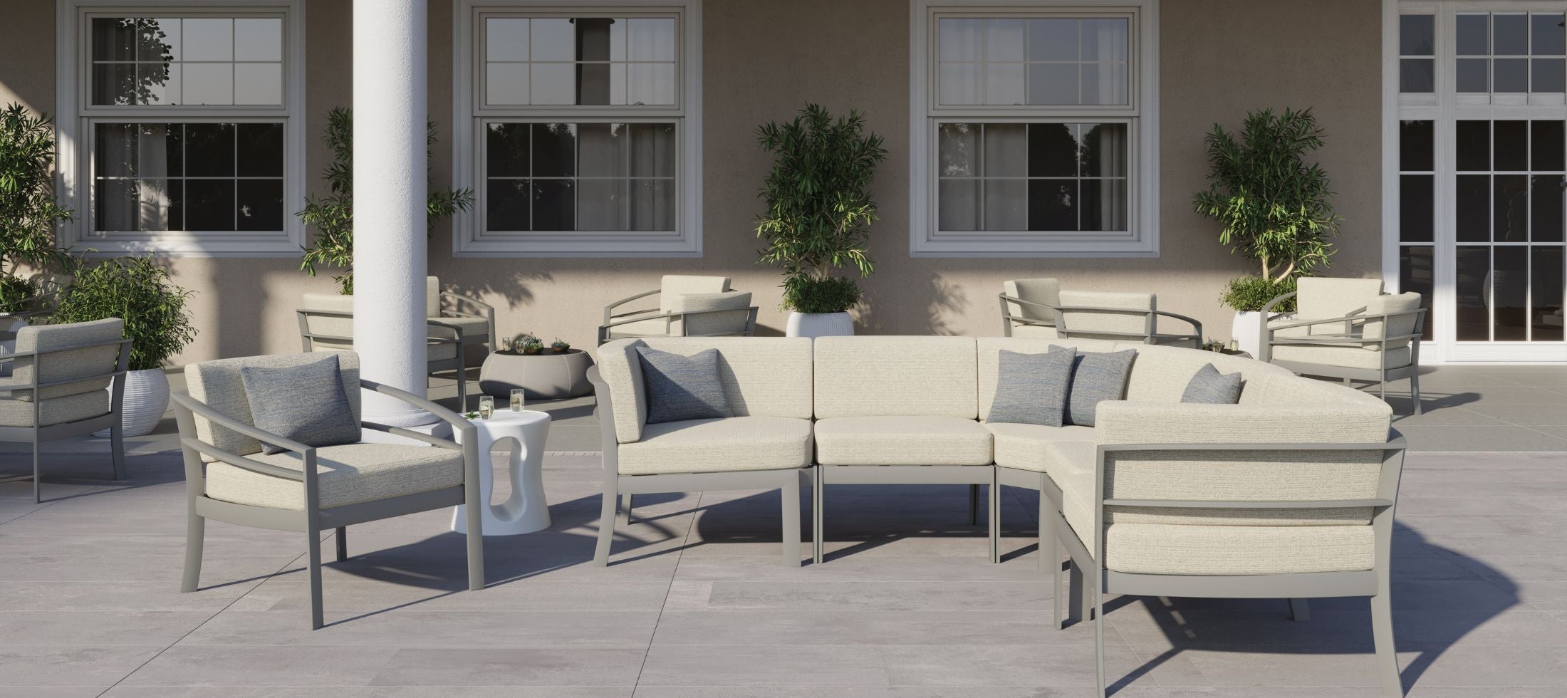Tropitone KOR Sectional and Chairs