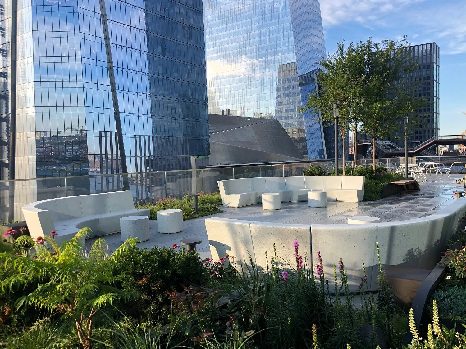 Zachary A Concrete Sectionals Hudson Yards